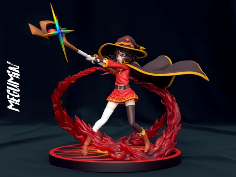 Megumin - Konosuba 3D Принт Модель