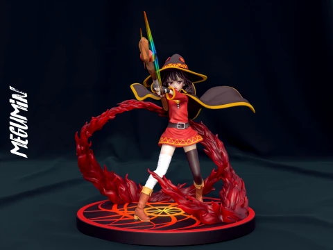 Megumin - Konosuba 3D Print Model