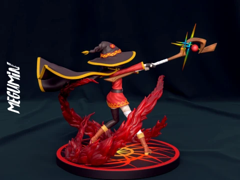 Megumin - Konosuba 3D Print Model