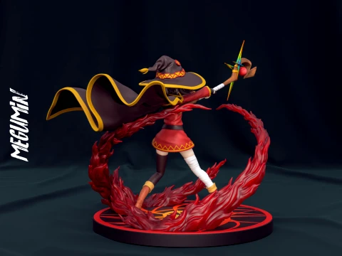Megumin - Konosuba 3D Print Model