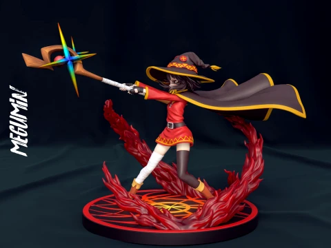 Megumin - Konosuba 3D Print Model