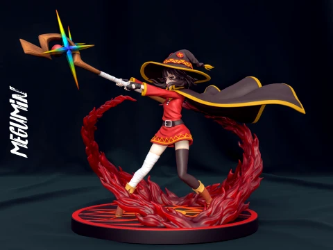 Megumin - Konosuba 3D Print Model