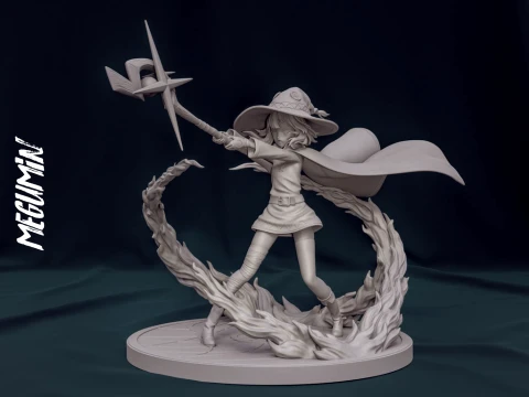 Megumin - Konosuba 3D Print Model