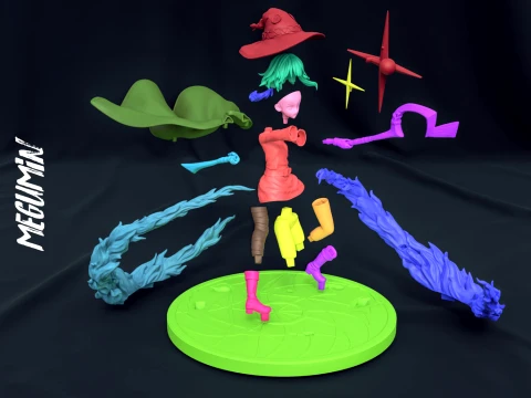 Megumin - Konosuba 3D Print Model