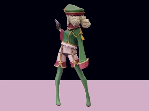 Gushing over Magical Girls - Araga Kiwi 3D Print Model