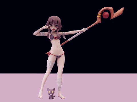 Megumin Konosuba 3D Print Model