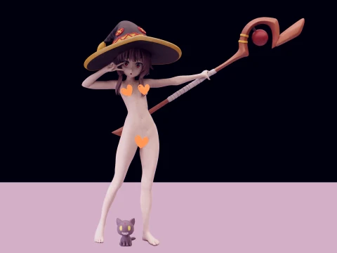 Megumin Konosuba 3D Print Model