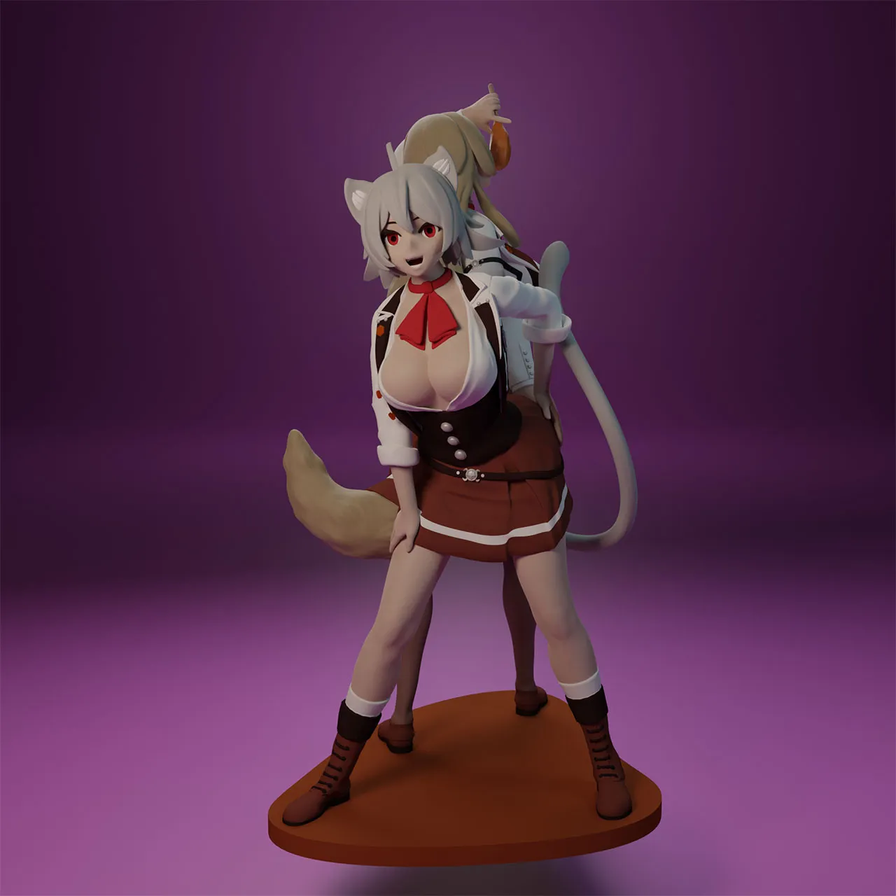 Rinia Dedoldia and Pursena Adoldia 3D Print Model .c4d .max .obj .3ds .fbx .stl .blend 