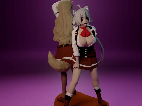 Rinia Dedoldia and Pursena Adoldia 3D Print Model