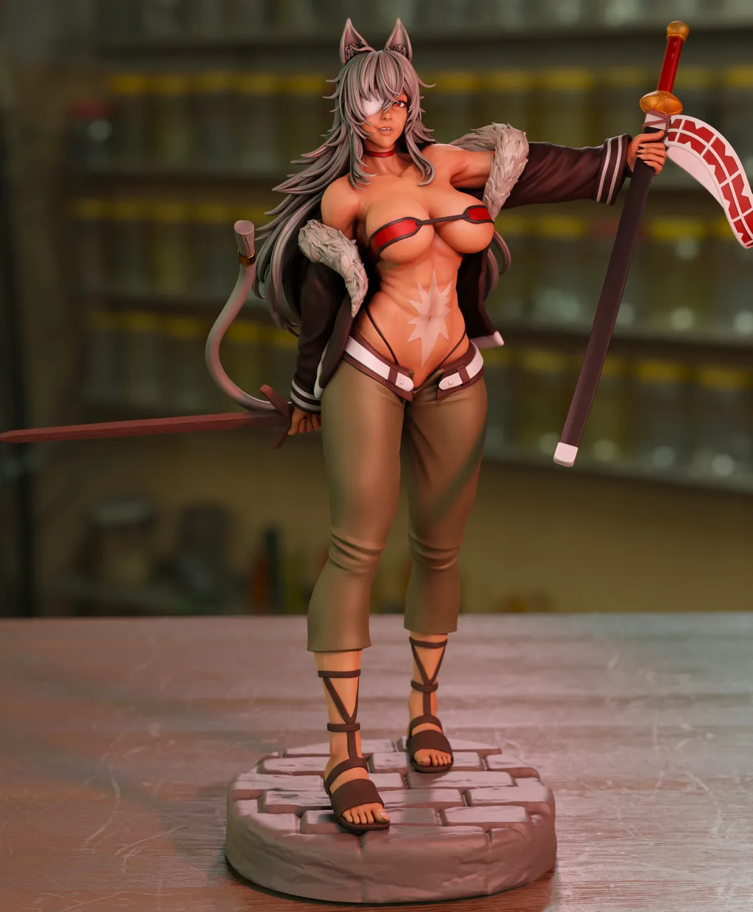 Ghislaine Dedoldia Bikini 3D Print Model .c4d .max .obj .3ds .fbx .stl .blend 