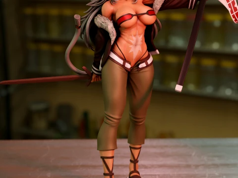 Ghislaine Dedoldia Bikini 3D Baskı Modeli
