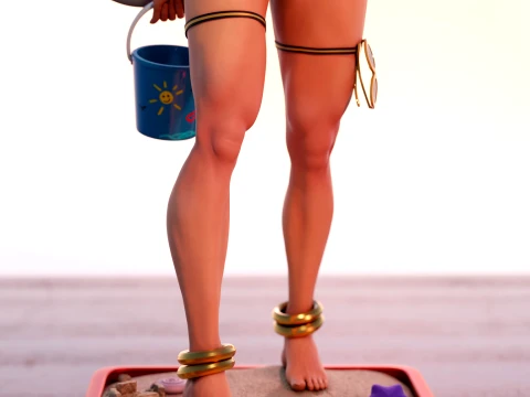 Ghislaine Dedoldia Bikini 3D Print Model