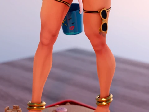 Ghislaine Dedoldia Bikini 3D Print Model