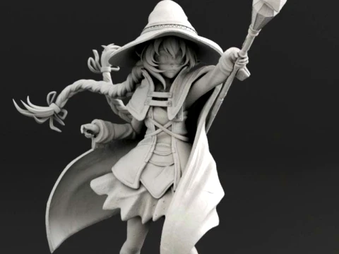 Roxy Standing 3D Print Model