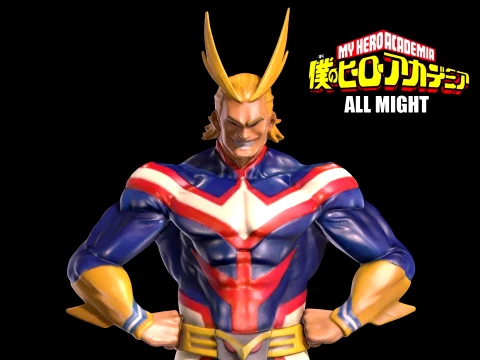 ALL MIGHT My Hero Academia Model do druku 3D