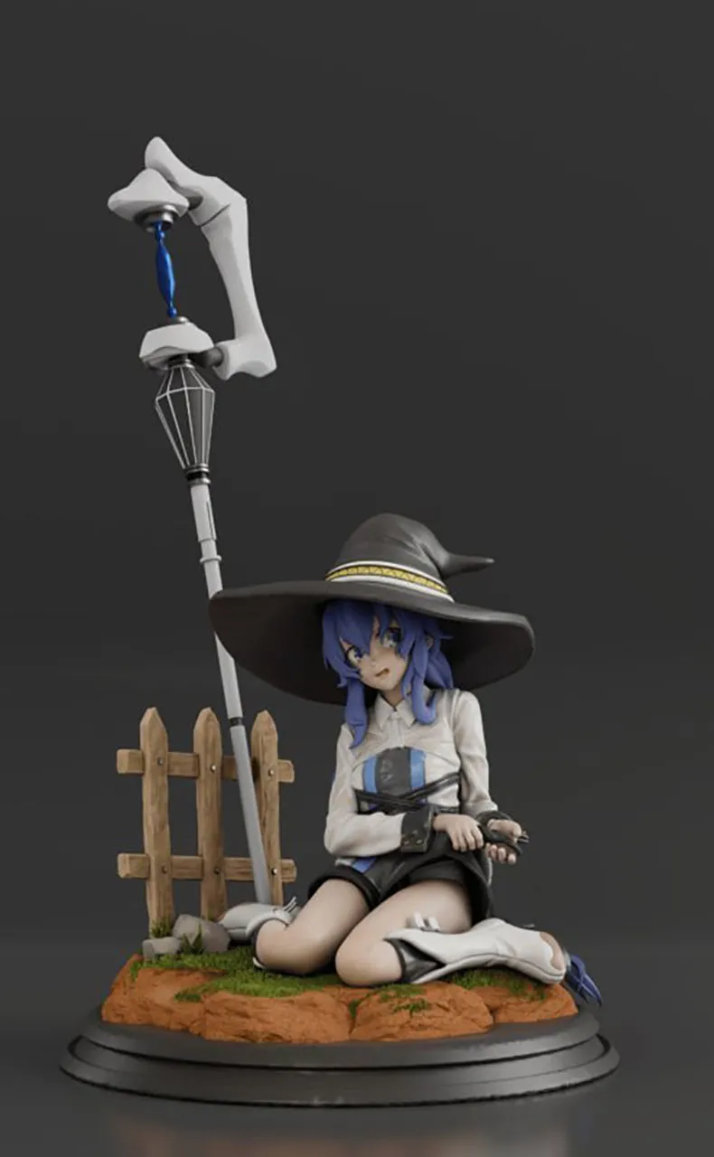 Roxy Sitting 3D Print Model .c4d .max .obj .3ds .fbx .stl .blend 