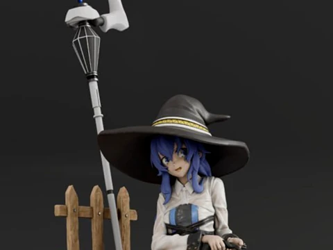 Roxy Sitting 3D Print Model