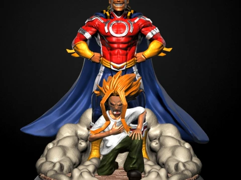 All Might My Hero Academia 3D Druckmodell