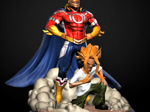 All Might My Hero Academia 3D Print Model