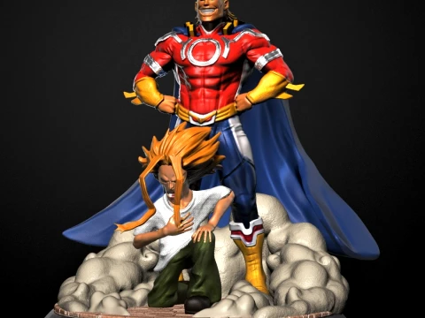 All Might My Hero Academia 3D Print Model