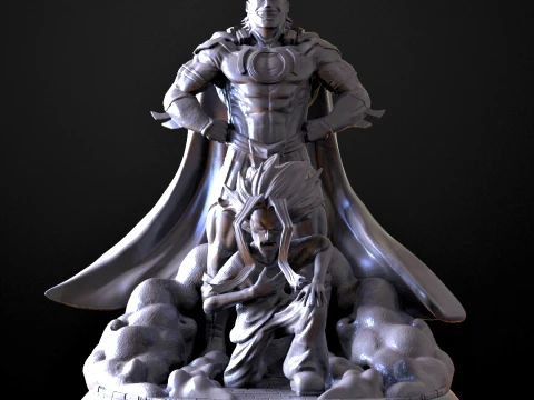 All Might My Hero Academia 3D Print Model