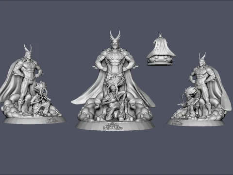All Might My Hero Academia 3D Print Model
