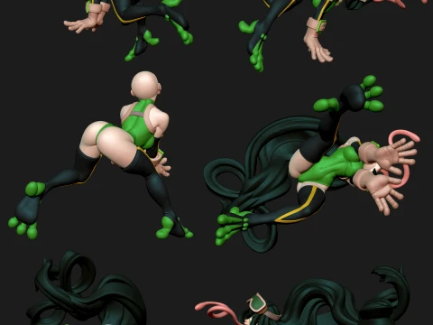 Tsuyu Asui Multiple Versions 3D Print Model