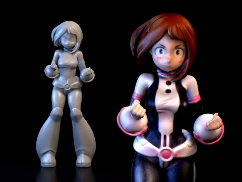 Ochako Uraraka 3D Baskı Modeli