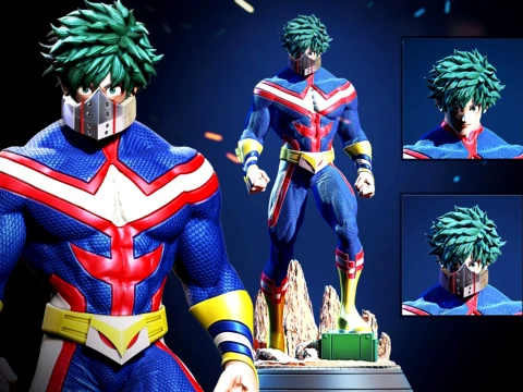 緑谷出久 僕のヒーローアカデミア 3Dプリントモデル