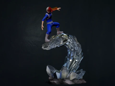 Shoto Todoroki 3D Print Model