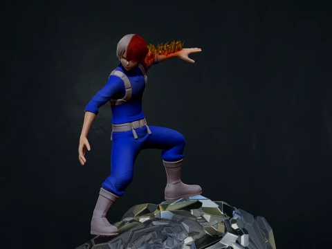 Shoto Todoroki 3D Print Model