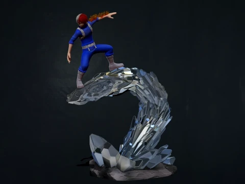 Shoto Todoroki 3D Print Model