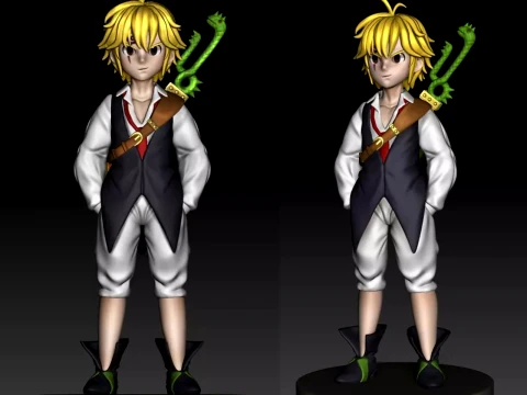 Meliodas - The Seven Deadly Sins 3D 프린트 모델