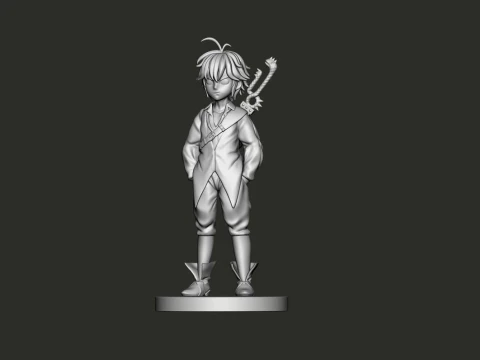 Meliodas - The Seven Deadly Sins 3D Print Model
