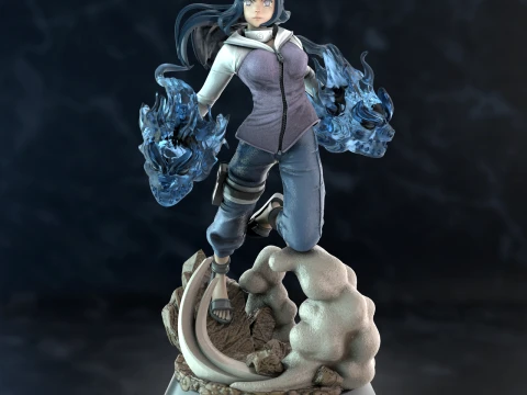 Hinata-Naruto 3D printmodel