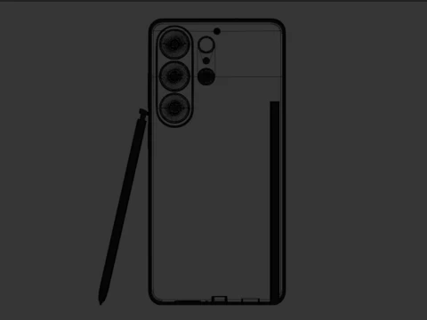 Samsung Galaxy S26 Ultra - White 3D Model