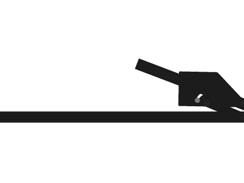 Angle Finder Protractor Ruler CAD Model 3D Model