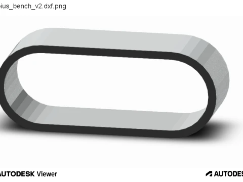 Mobius premium bench Modelo 3D
