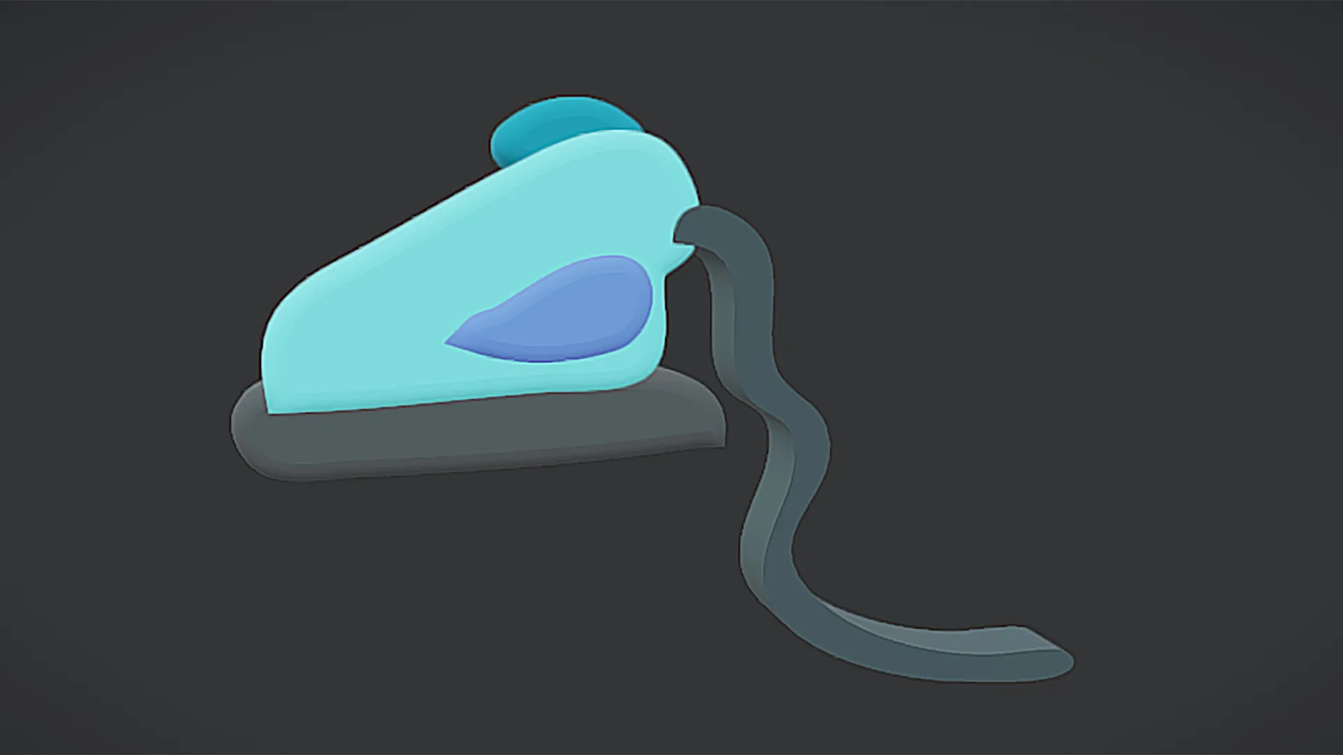 3D Low Poly Animated Cartoon Cute Iron 3D Model .c4d .max .obj .3ds .fbx .stl .blend 