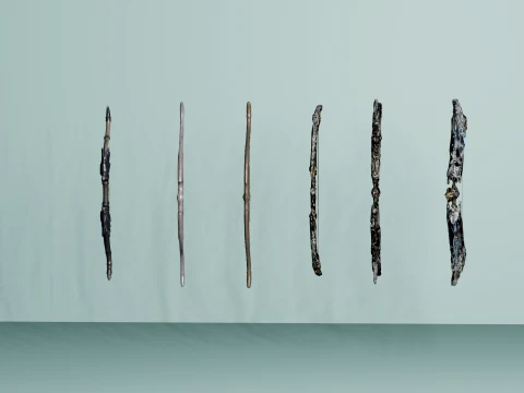 Dark Fantasy RPG Weapon Asset Pack 3D Model