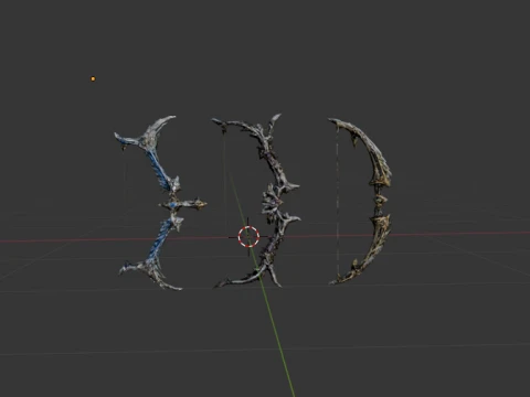 Dark Fantasy RPG Weapon Asset Pack 3D Model