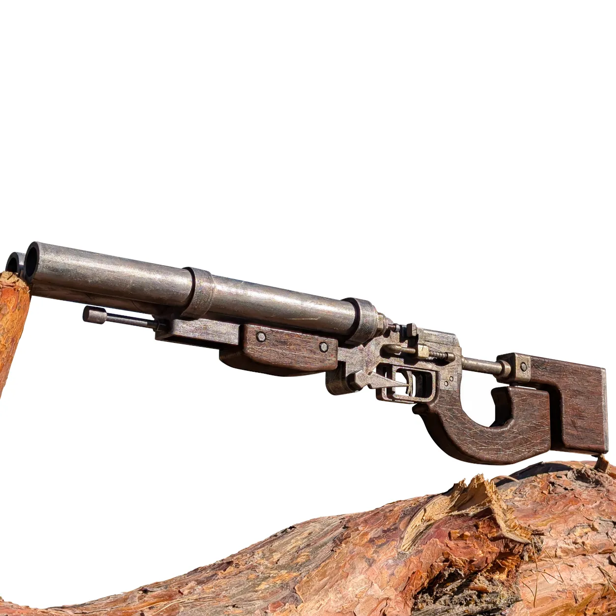 Duplet Shotgun from the Metro Series Printable Display Model 3D Print Model .c4d .max .obj .3ds .fbx .stl .blend