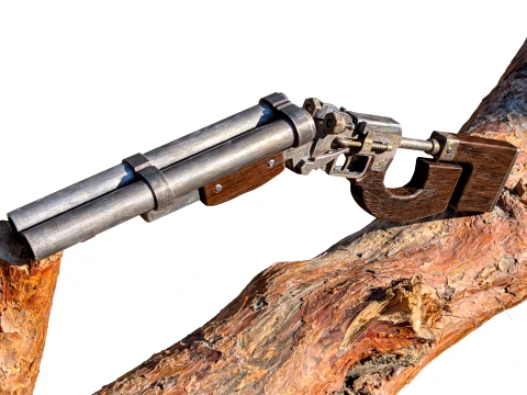 Duplet Shotgun from the Metro Series Printable Display Model 3D Print Model