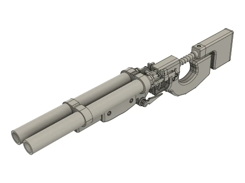 Duplet Shotgun from the Metro Series Printable Display Model 3D Print Model