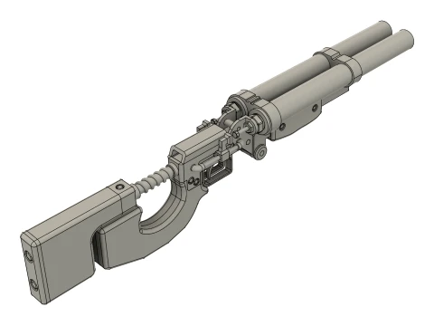 Duplet Shotgun from the Metro Series Printable Display Model 3D Print Model