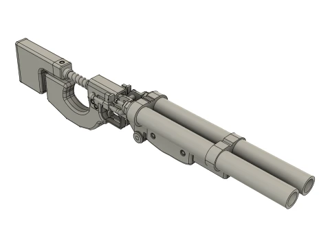 Duplet Shotgun from the Metro Series Printable Display Model 3D Print Model