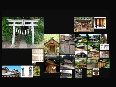 Feudal Japanese Village Modular Set 3D Model