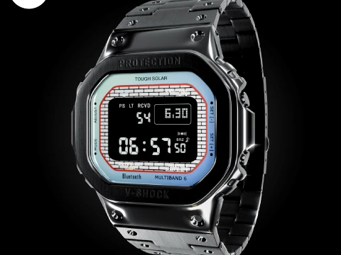 Digital Smart Wrist Watch 3D Model
