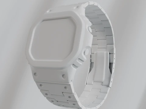 Digital Smart Wrist Watch 3D Model