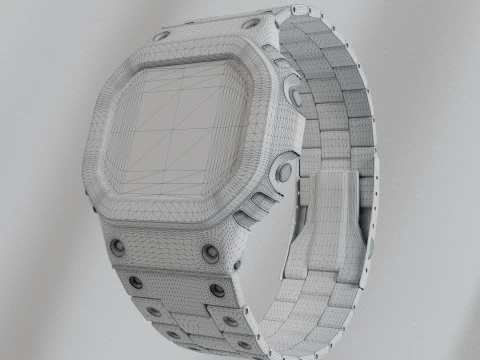 Digital Smart Wrist Watch 3D Model